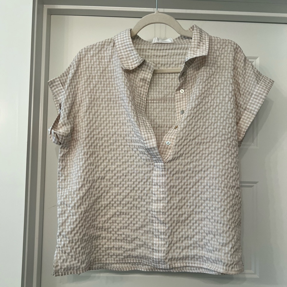 CJLA Gingham top